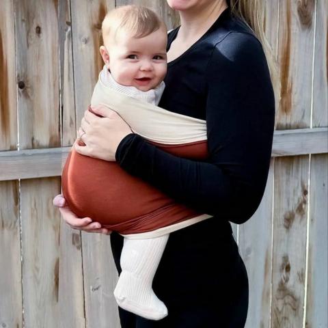 Infant Baby Carrier Soft Structured Front Wrap Sling