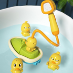 Bath Toy Set Floating Duck Shower Spray Toys
