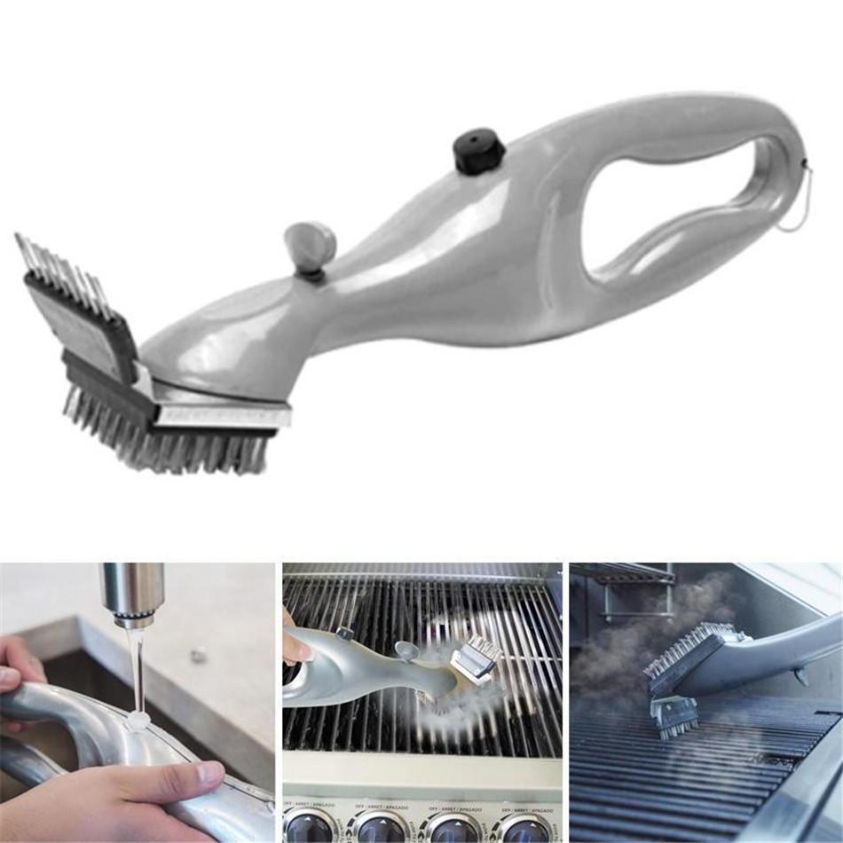 BBQ Grill Cleaning Brush with Steam Function
