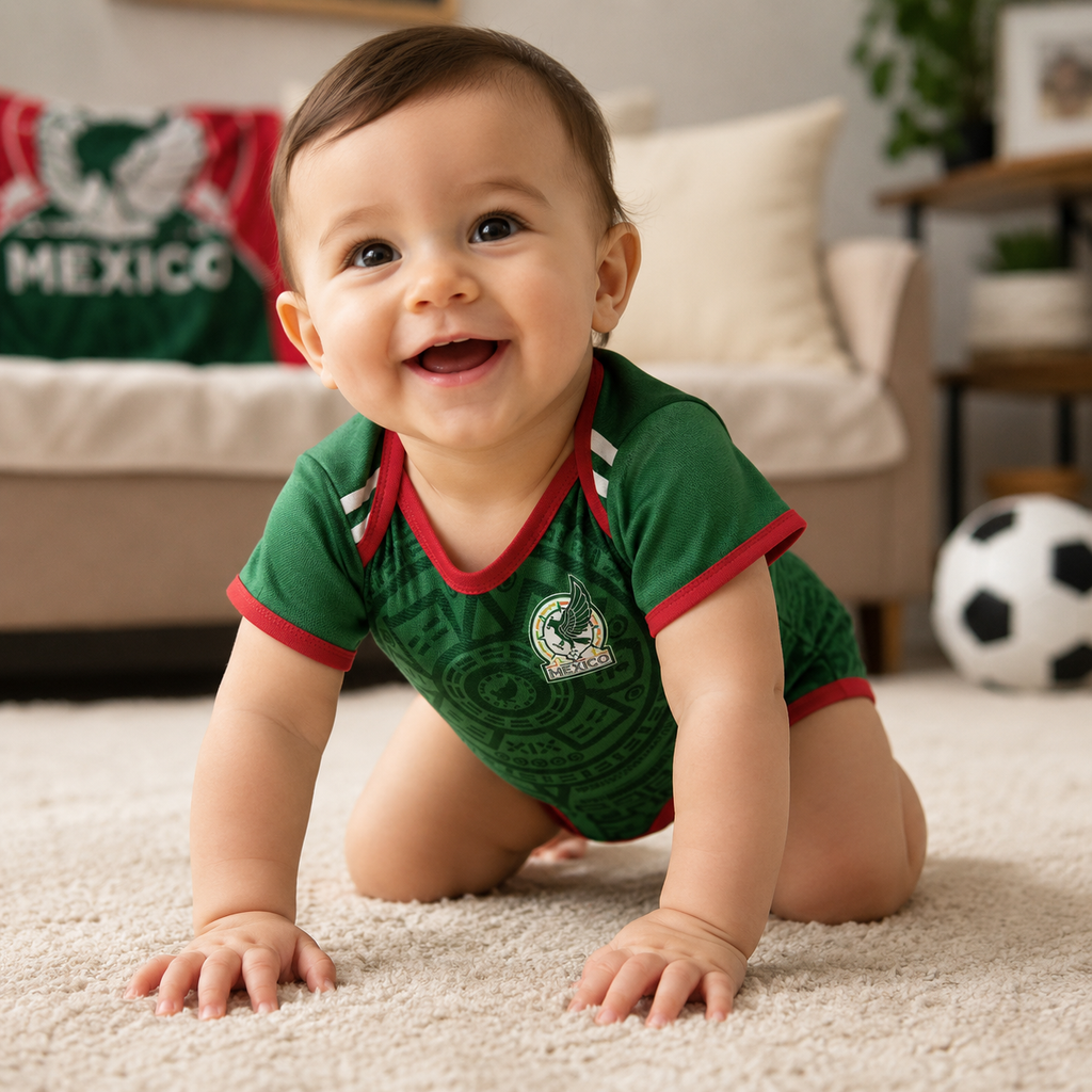 Mexico Home Kit Baby Romper Side