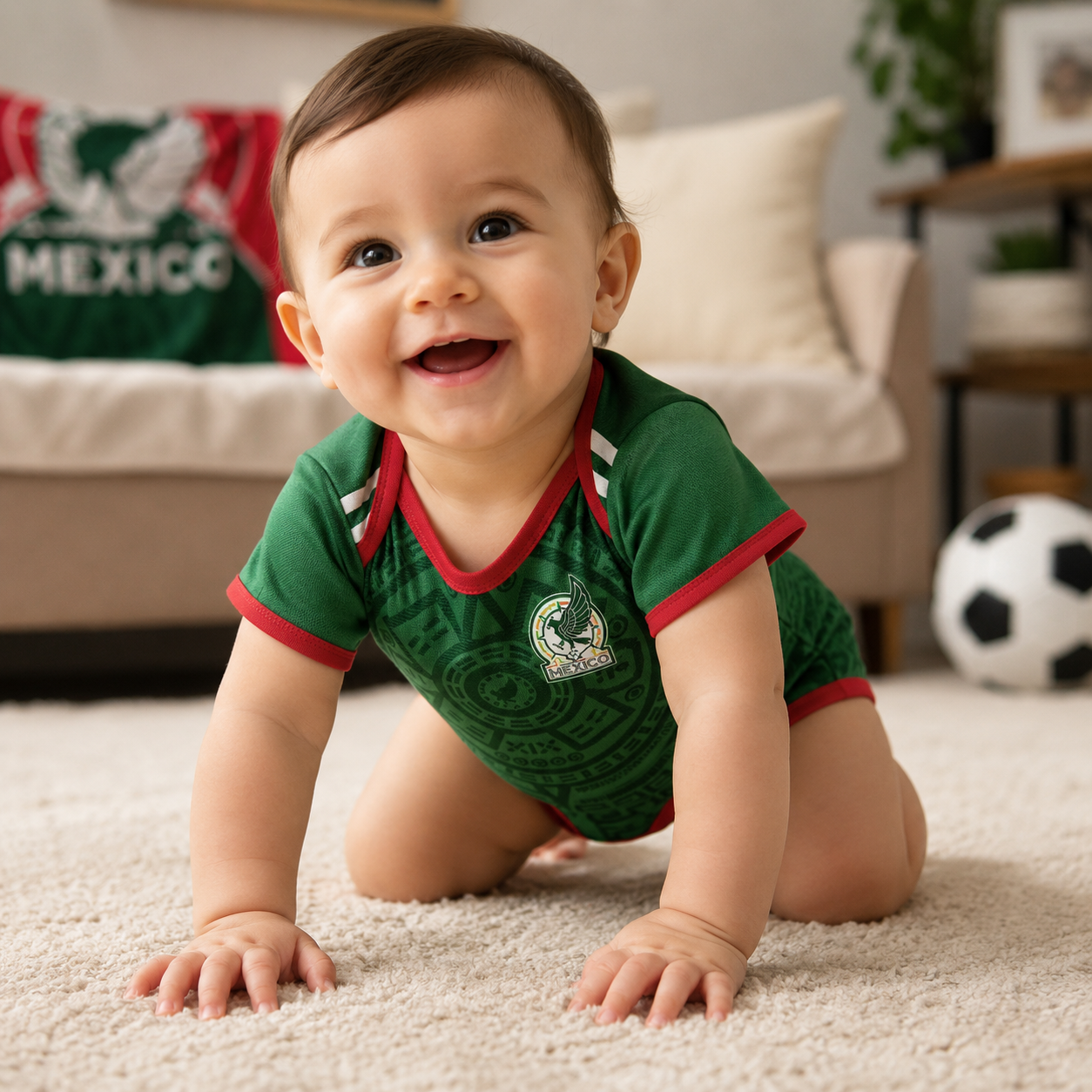Mexico Home Kit Baby Romper Side