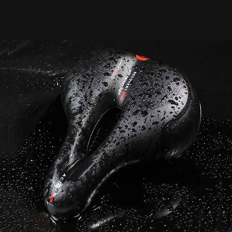 Bicycle Saddle Seat with Rear Reflector Soft Cushion