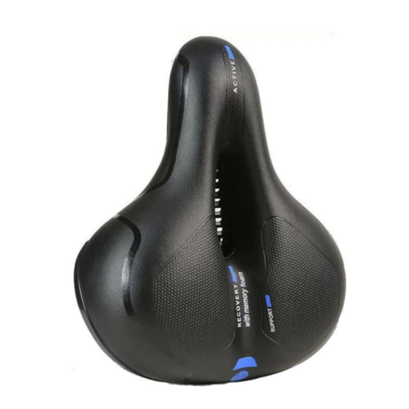 Bicycle Saddle Soft Padded Seat with Rear Reflector
