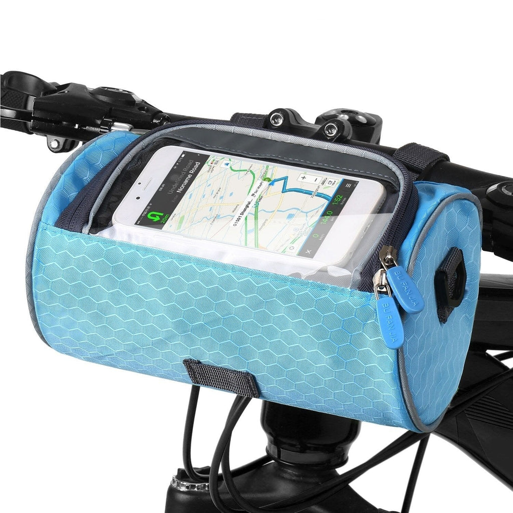 Bicycle Handlebar Bag Touchscreen Waterproof Accessory Pouch