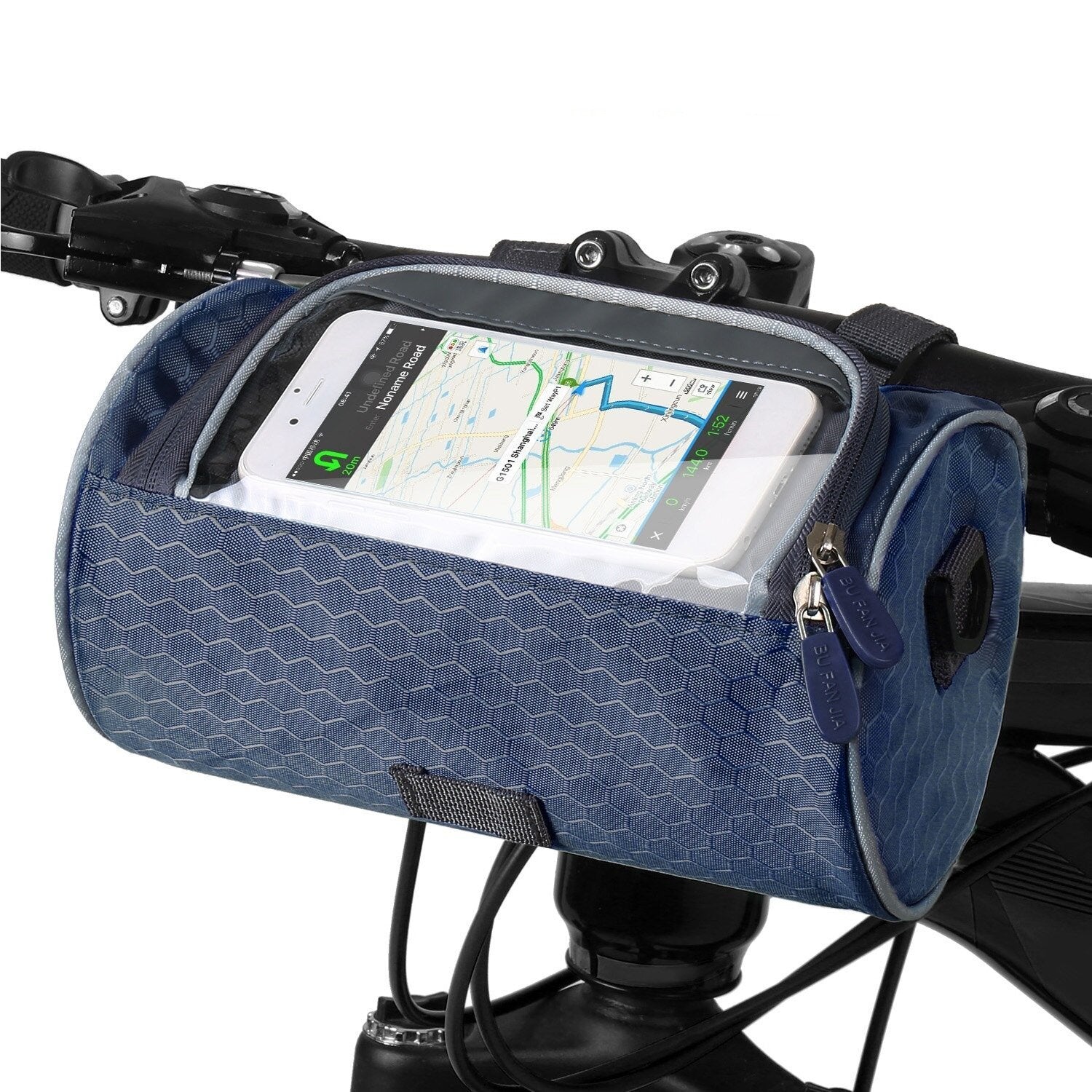 Bicycle Handlebar Bag Touchscreen Compatible Splash Resistant
