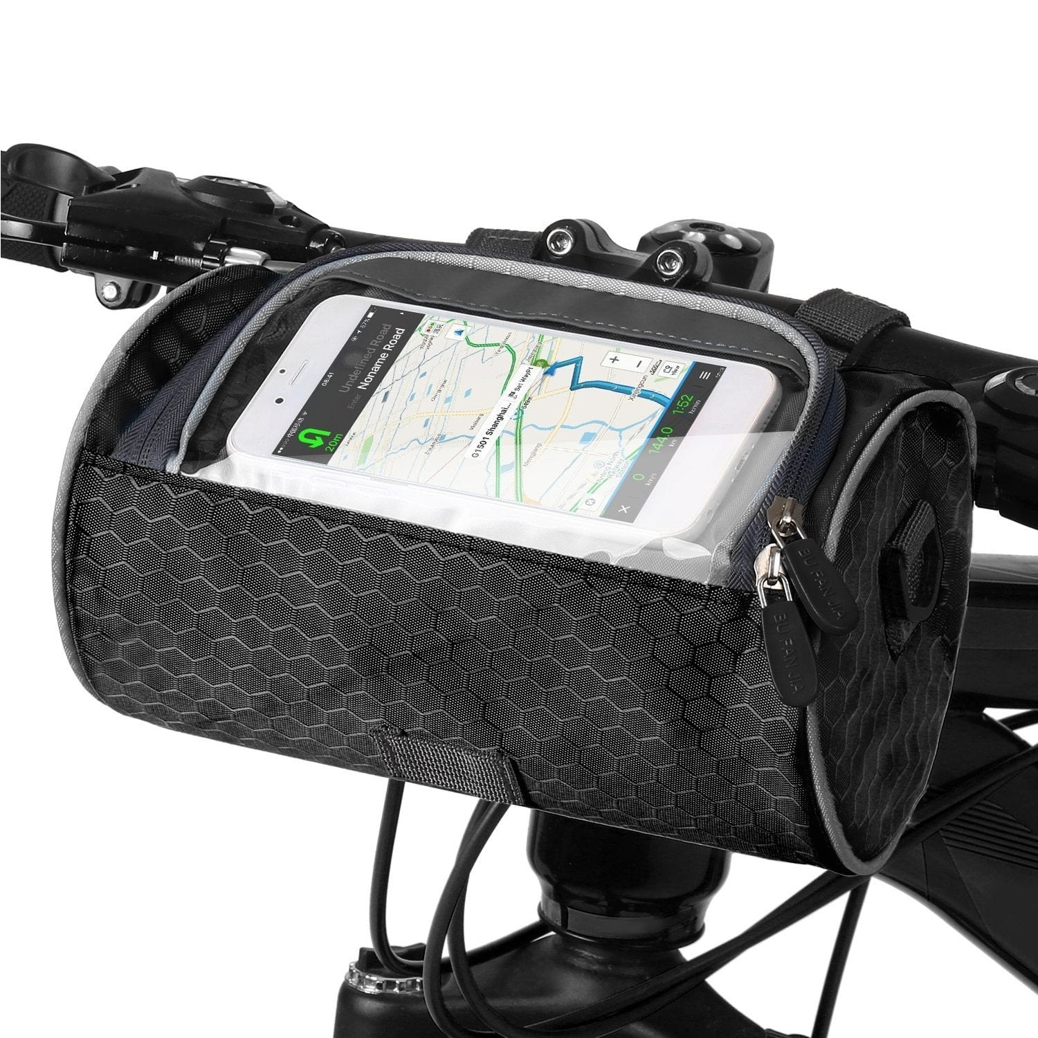 Bicycle Handlebar Bag Touchscreen Waterproof Accessory Pouch