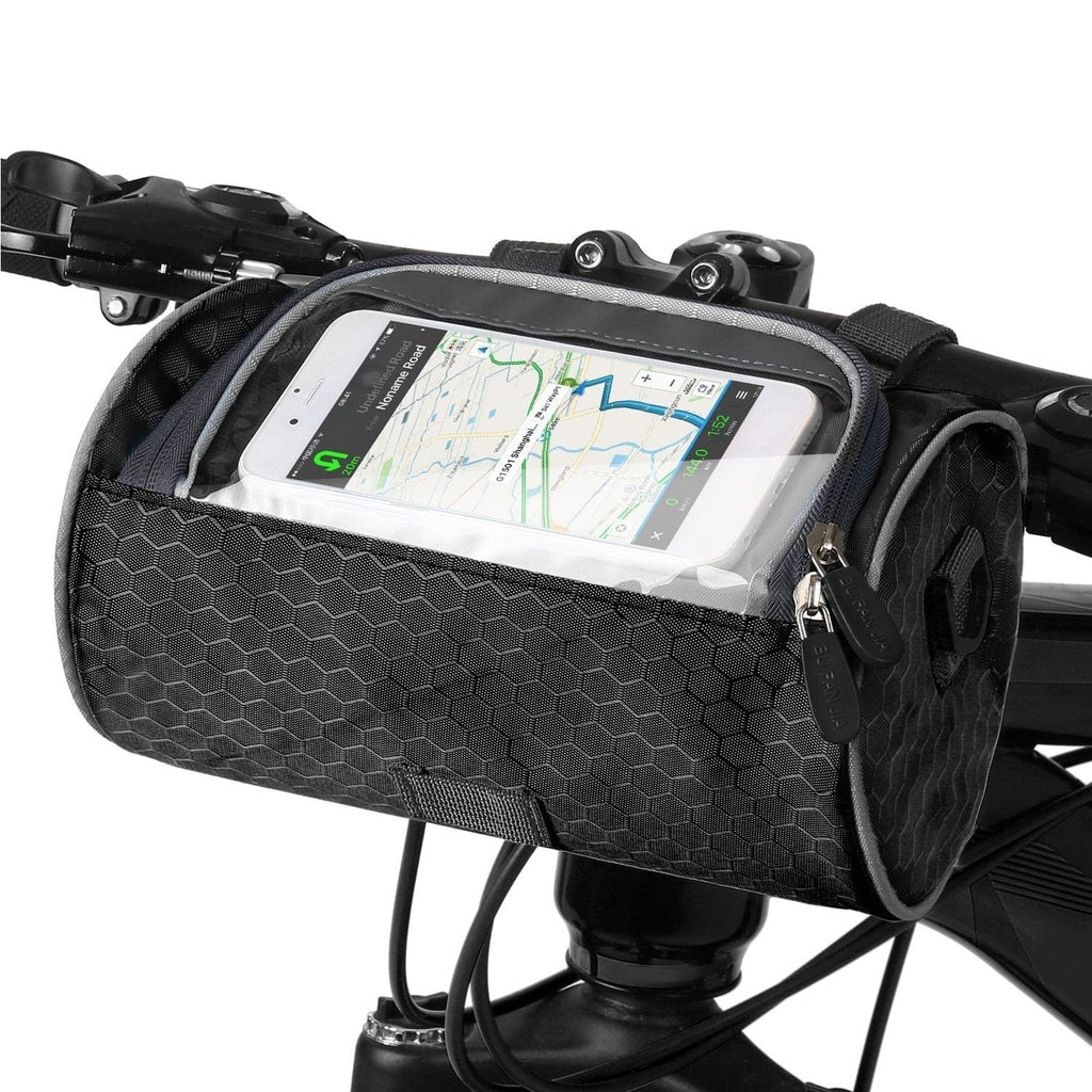 Bicycle Handlebar Bag Touchscreen Compatible Splash Resistant