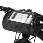 Bicycle Handlebar Bag Touchscreen Compatible Splash Resistant