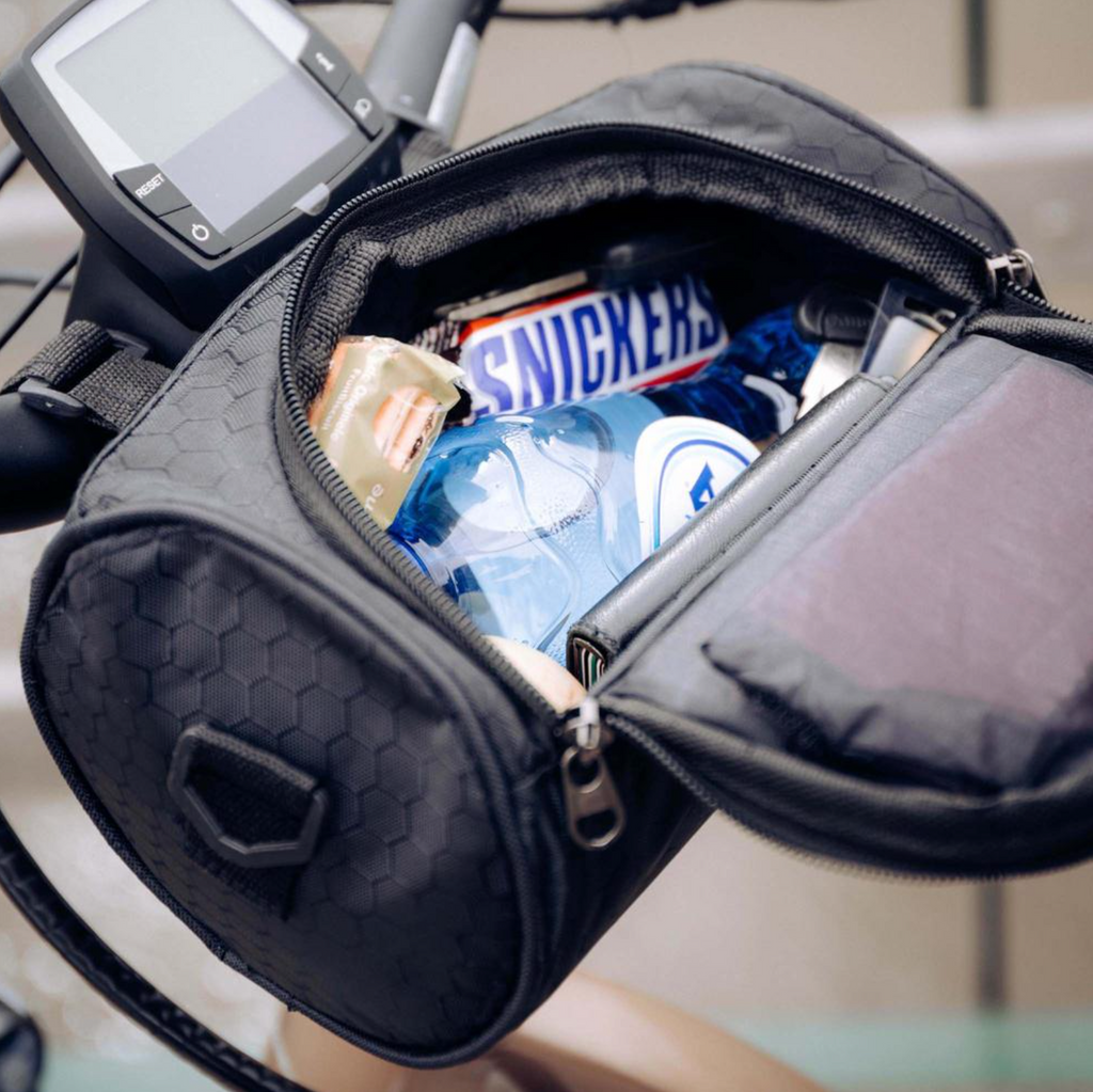 Bicycle Handlebar Bag Touchscreen Waterproof Accessory Pouch