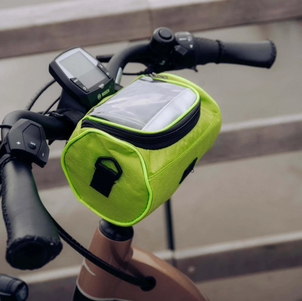 Bicycle Handlebar Bag Touchscreen Waterproof Accessory Pouch