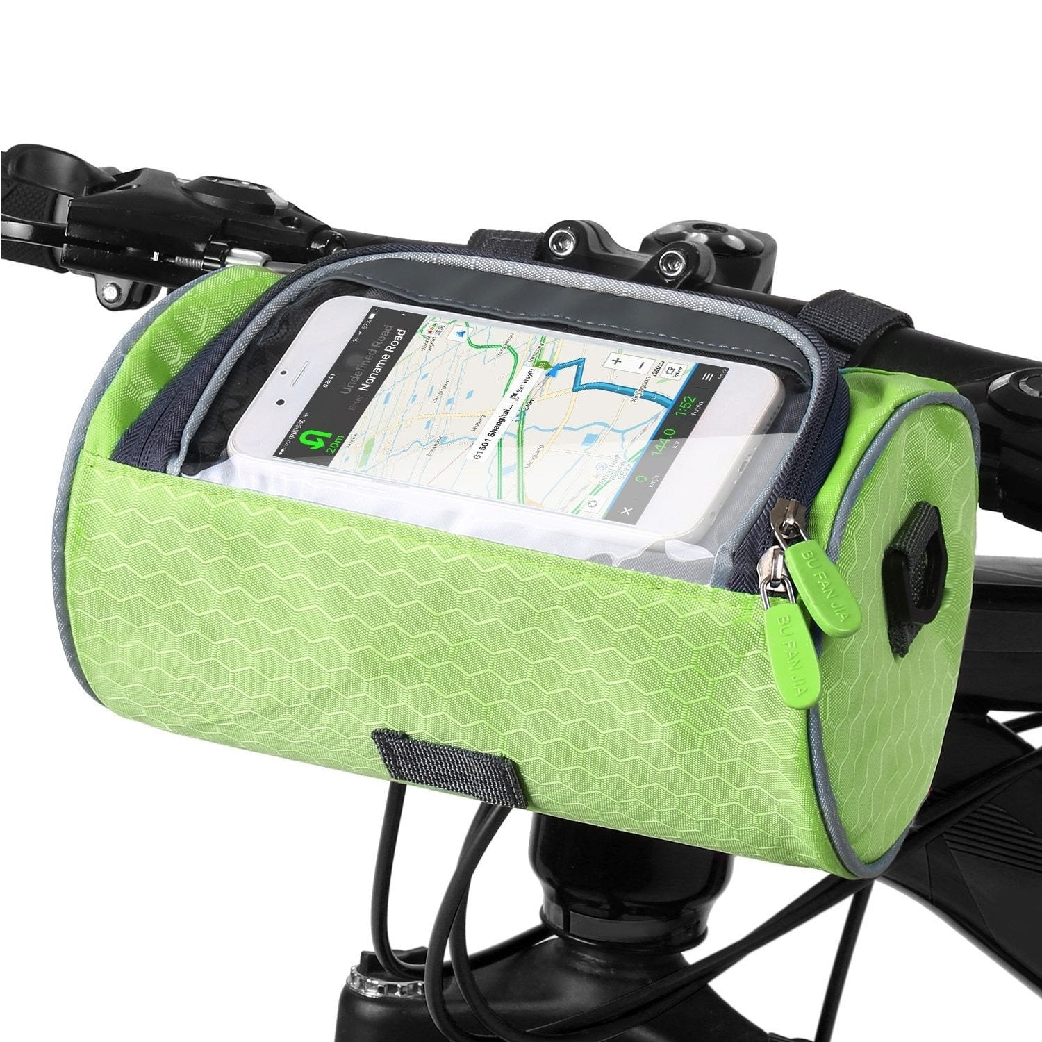 Bicycle Handlebar Bag Touchscreen Waterproof Accessory Pouch