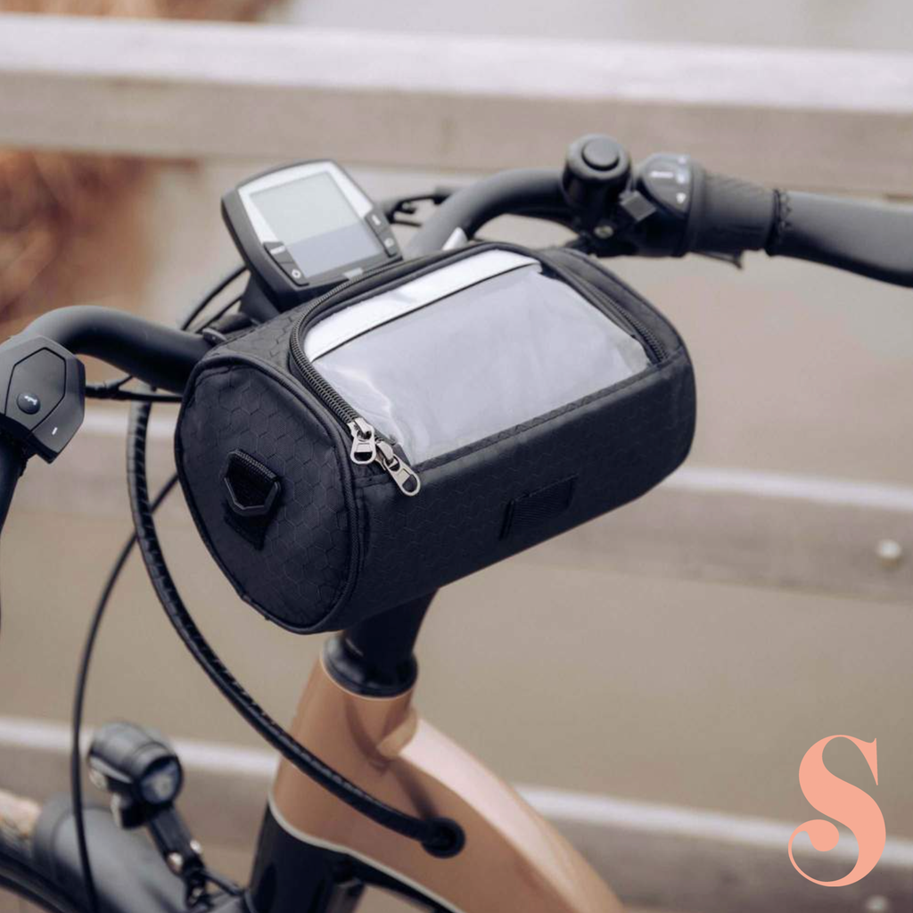 Bicycle Handlebar Bag Touchscreen Compatible Splash Resistant