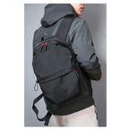 Backpack Standard Size Travel Bag Durable  

Rewritten title:  
Standard Size Travel Backpack Durable Bag