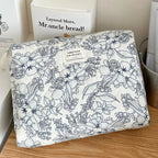 4 Piece Quilted Makeup Bag Set Organizer Pouches Cosmetic Storage Bags