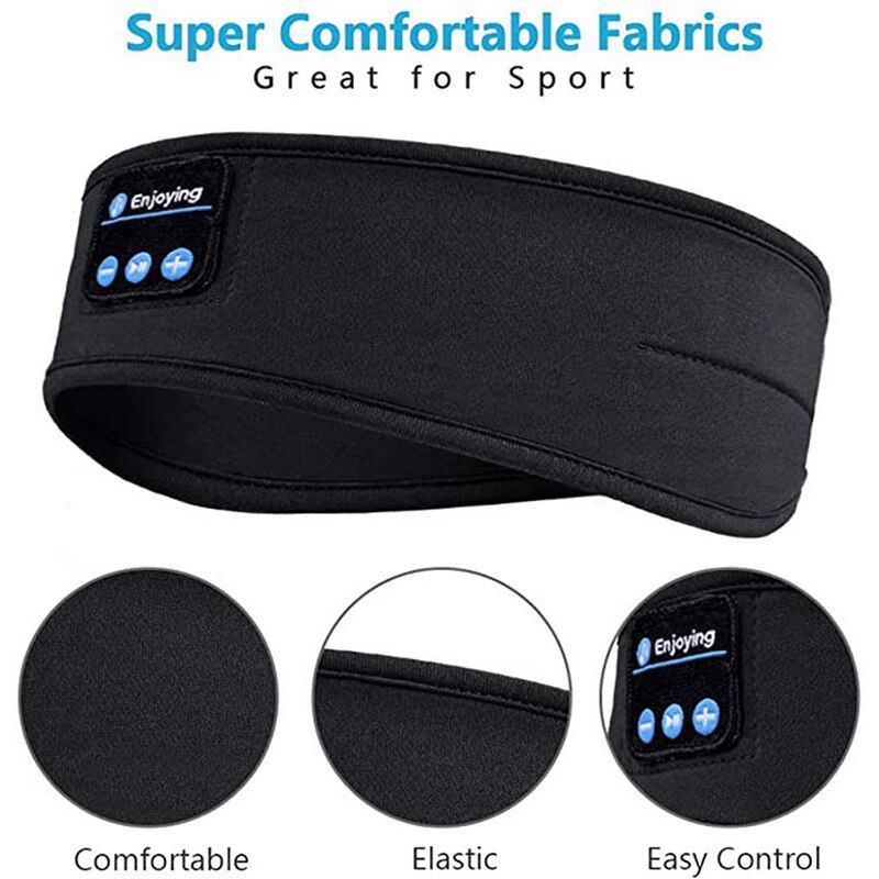 Bluetooth Sleep Mask with Built-in Headphones Sleep Aid Eye Mask