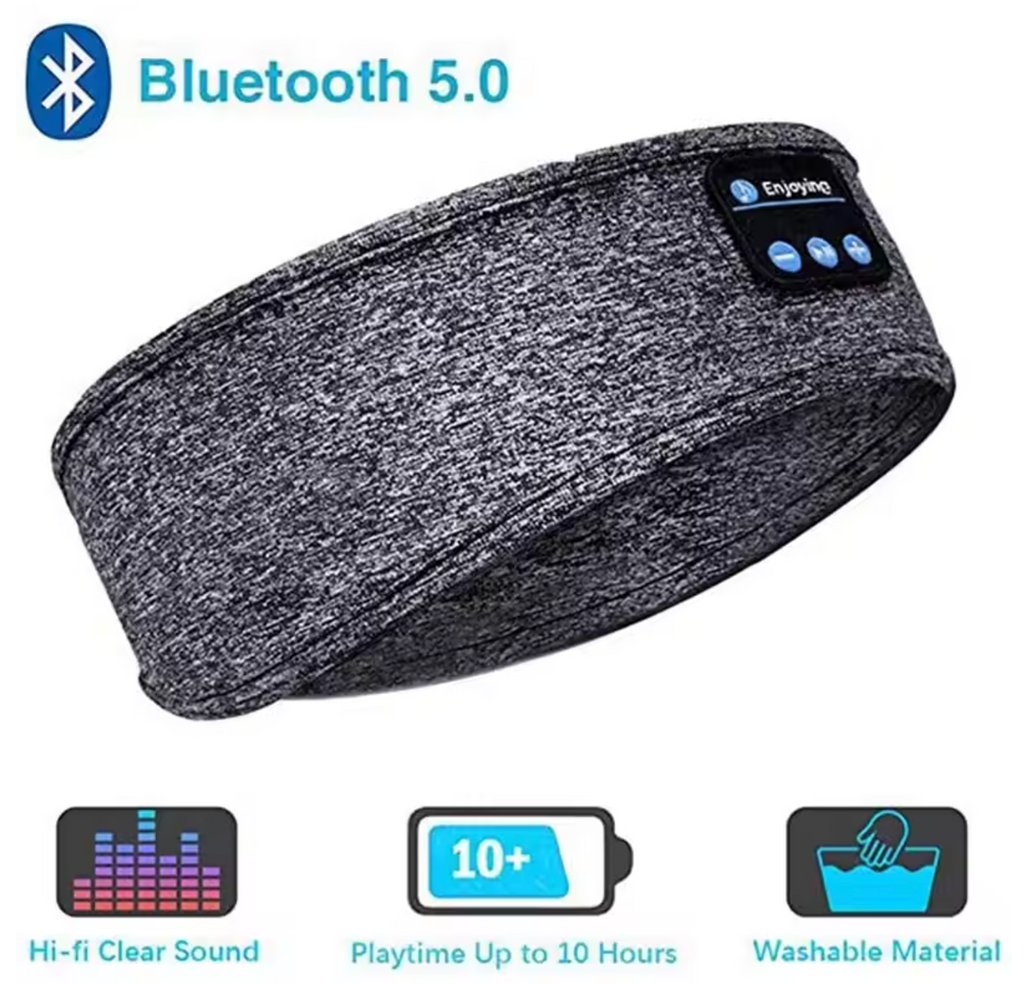 Bluetooth Sleep Mask with Built-in Headphones Sleep Aid Eye Mask