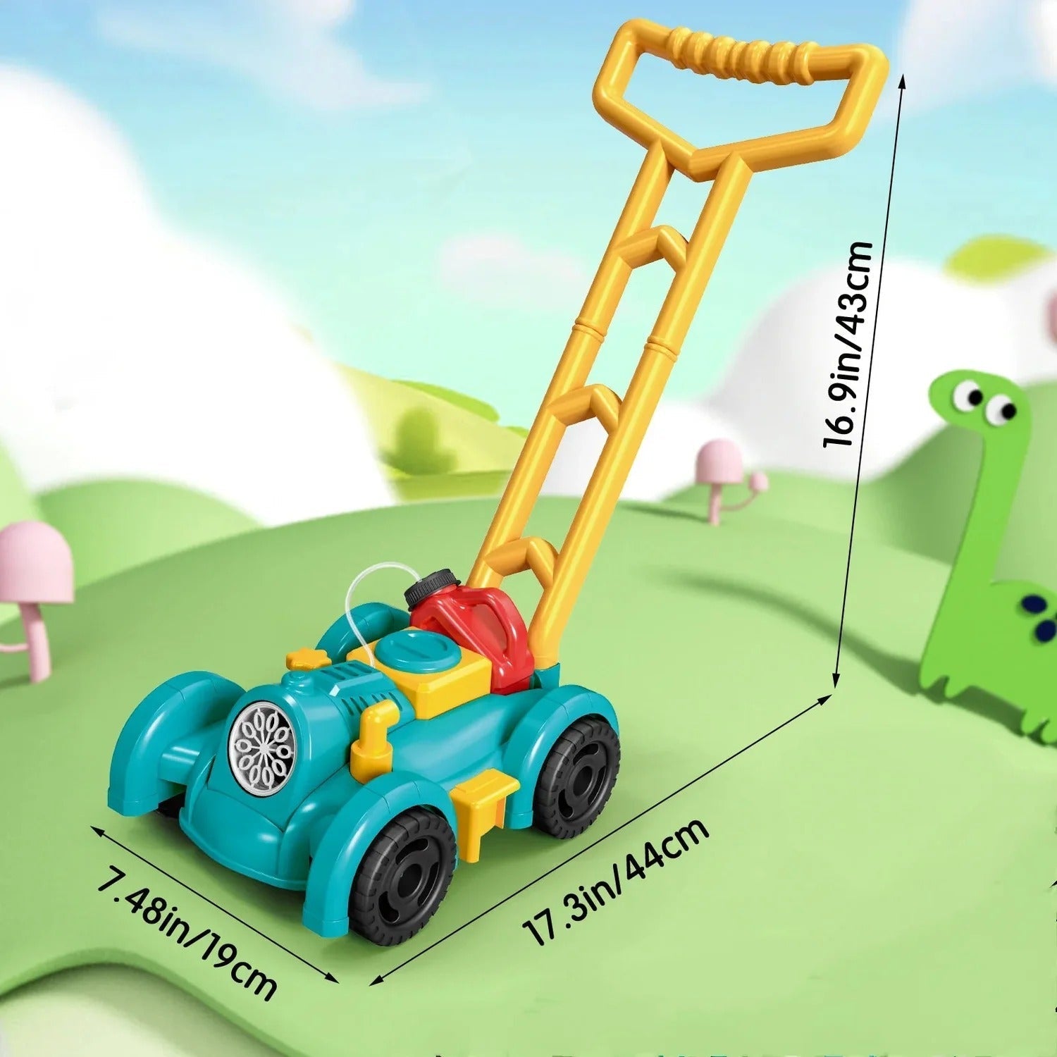 Bubble Lawn Mower Toy Bubble Machine for Kids Outdoor Play