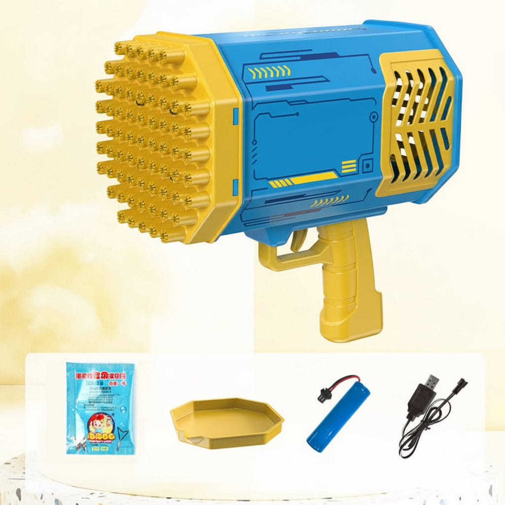 Bubble Gun Toy for Kids Outdoor Bubble Blower Toy