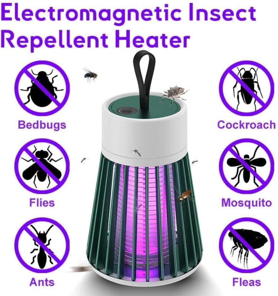 Bug Zapper Lamp 2 Pack Electric Mosquito Killer Light Indoor Outdoor