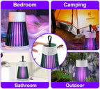 Bug Zapper Lamp 2 Pack Electric Mosquito Killer Light Indoor Outdoor