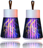 Bug Zapper Lamp 2 Pack Electric Mosquito Killer Light Indoor Outdoor