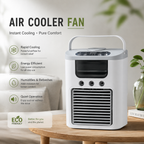 Mini Portable Evaporative Air Cooler Fan with LED Light