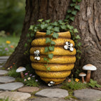 3D Beehive Shaped Wall-Mounted Resin Planter Hanging Flower Pot