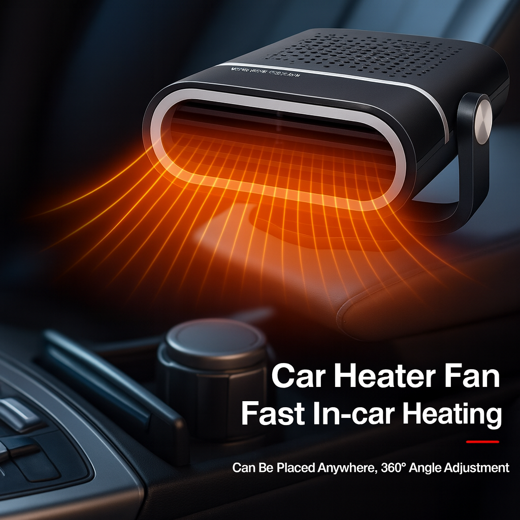 12V Car Heater Fan Portable Heating Cooling Defrosting Unit