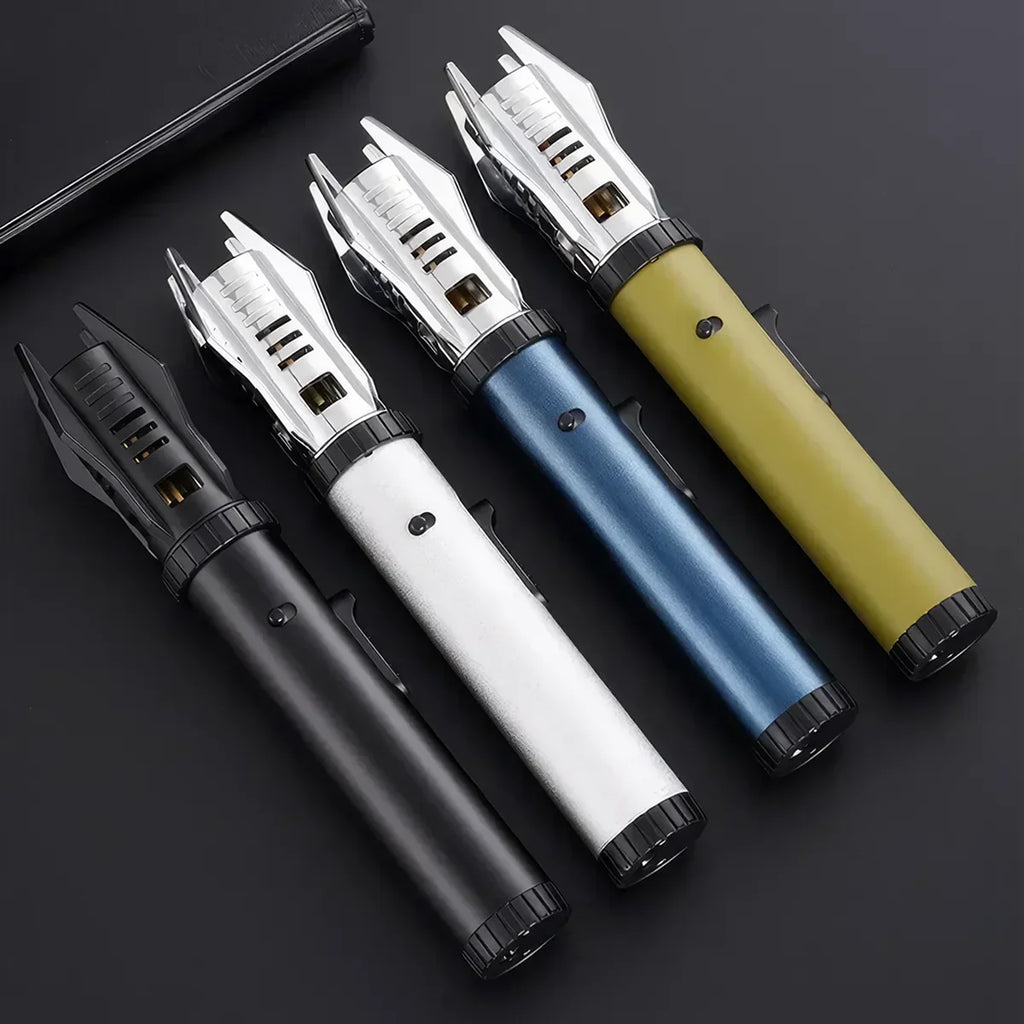 360 Degree Windproof Turbine Refillable Butane Lighter