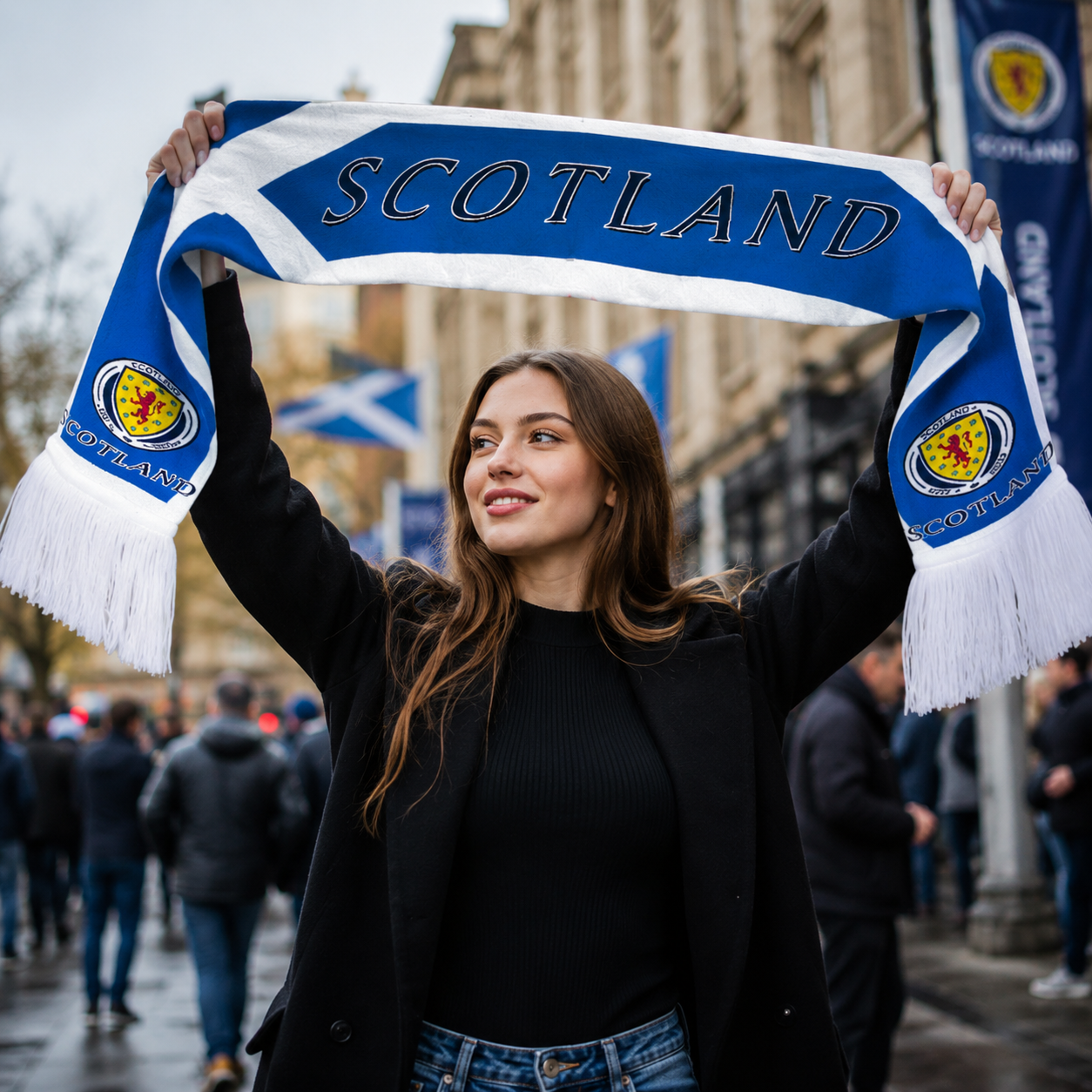 Scotland Fan Scarf