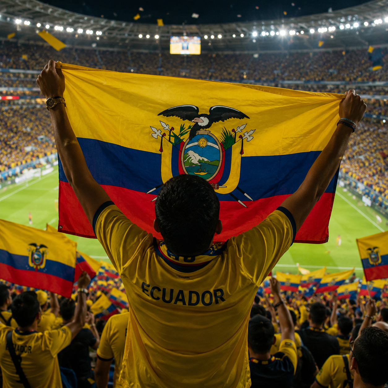 Ecuador Flag Detail