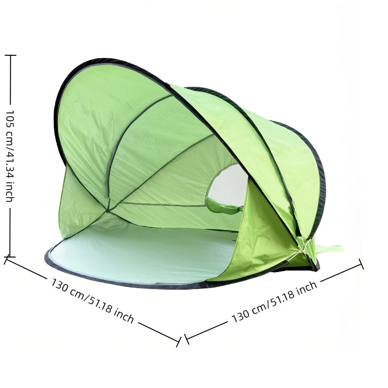 Pop-Up Automatic Square Beach Canopy Tent Portable Outdoor Shelter