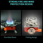 Portable Foldable Gas Stove Outdoor Camping Cooking Burner