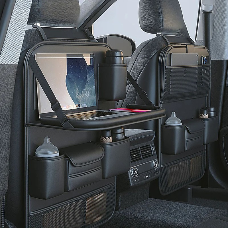 Car Back Seat Organizer with Tablet Holder Storage Pocket