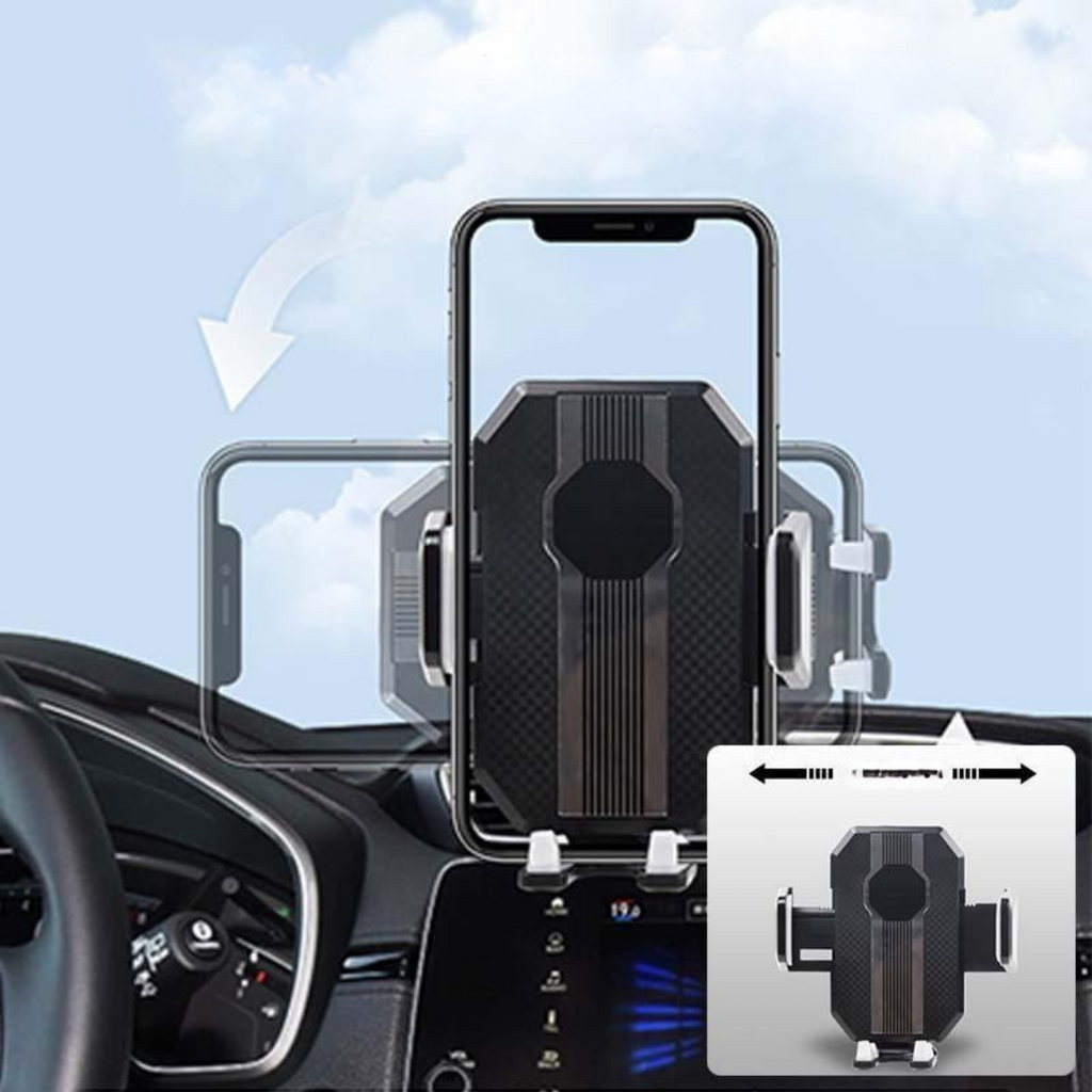 Car Phone Holder Suction Mount Adjustable Dashboard Stand