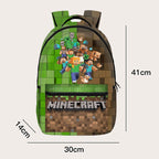 Minecraft Backpack School Bag Pixel Design Backpack