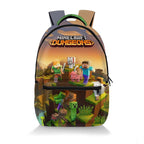 Minecraft Backpack School Bag Pixel Design Backpack
