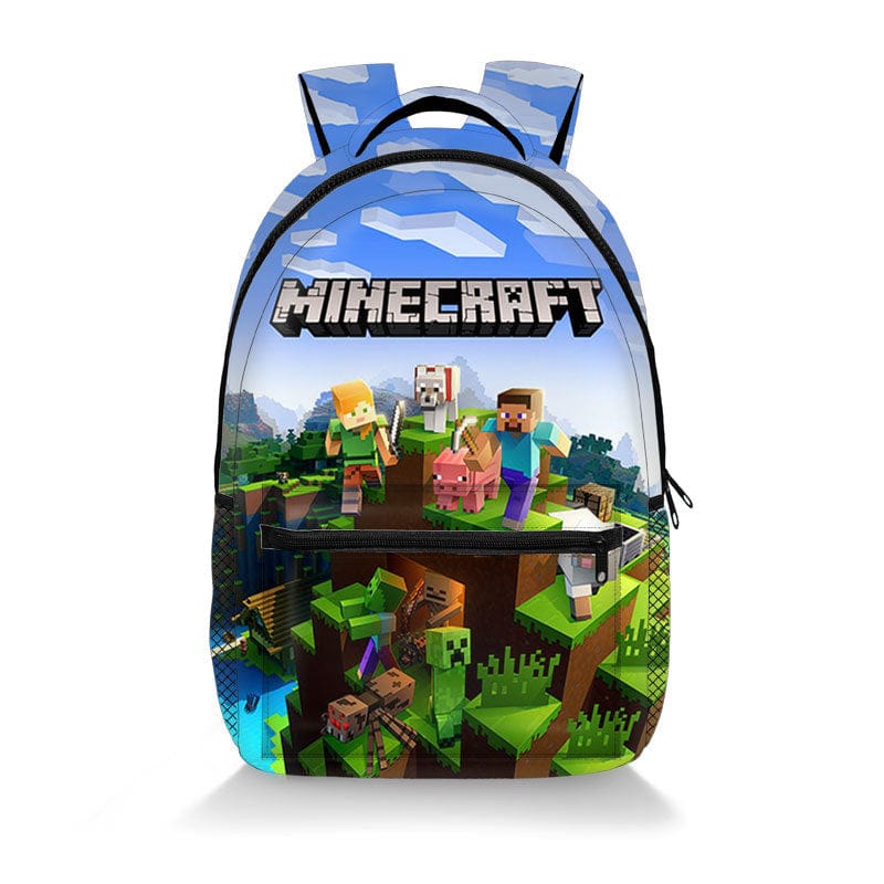 Minecraft Backpack School Bag Pixel Design Backpack