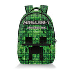 Minecraft Backpack School Bag Pixel Design Backpack
