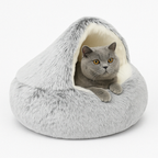 Cat Cave Plush Pet Bed Indoor Covered Cat House
