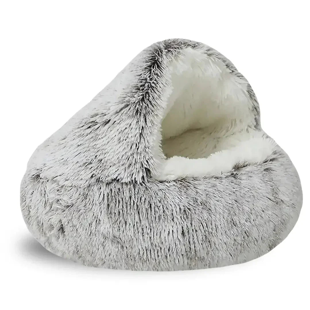 Cat Cave Plush Pet Bed Indoor Covered Cat House