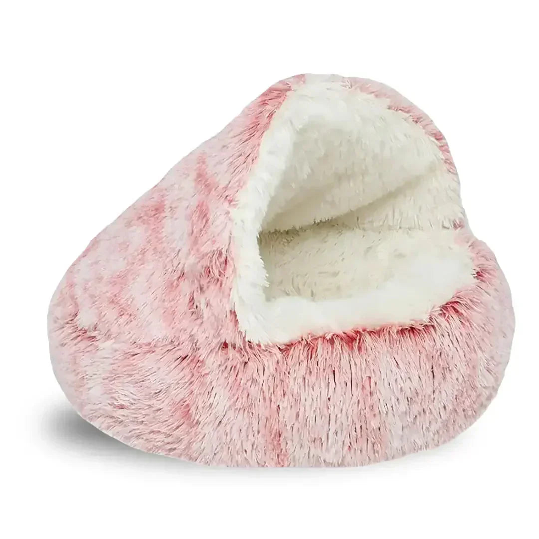 Cat Cave Plush Pet Bed Indoor Covered Cat House