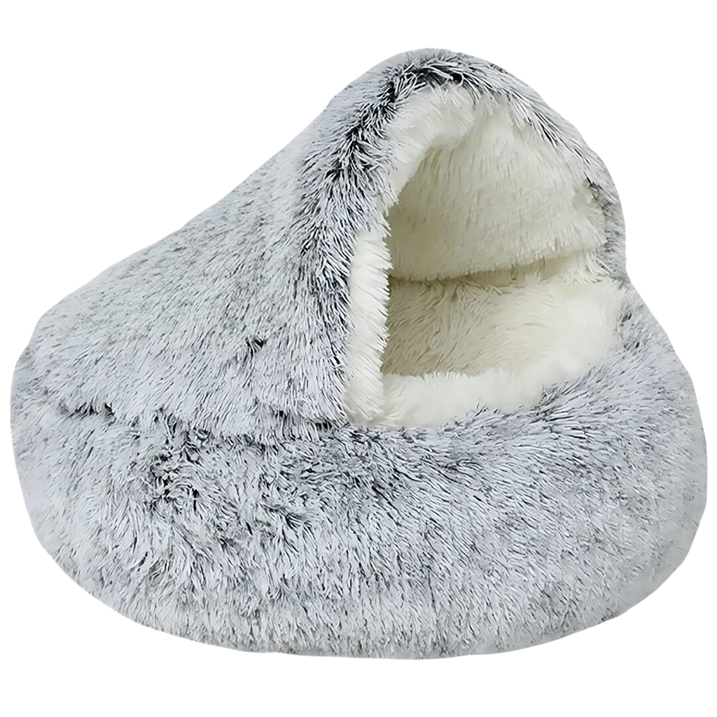 Cat Cave Plush Pet Bed Indoor Covered Cat House