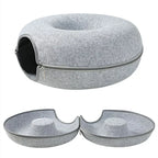 Cat Tunnel Bed Cave for Cats Pet Sleeping Shelter