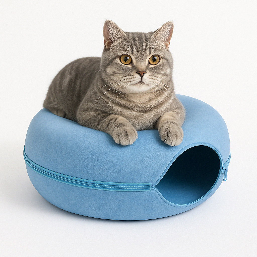 Cat Tunnel Bed Cave for Cats Pet Sleeping Shelter