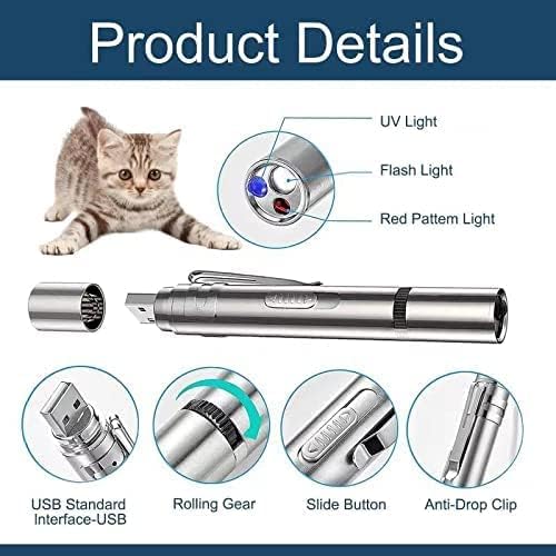 Rechargeable Laser Pointer Toy for Cats and Dogs
