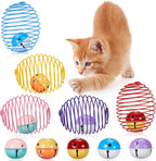 Cat Spring Ball Toy Set for Kittens and Cats Interactive Pet Toys