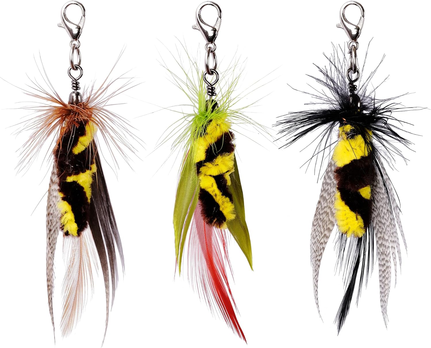 Cat Wand Toy with Teaser and Feather Refill Pack