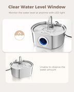 Automatic Cat Water Fountain Dispenser Bowl Pet Drinking Fountain