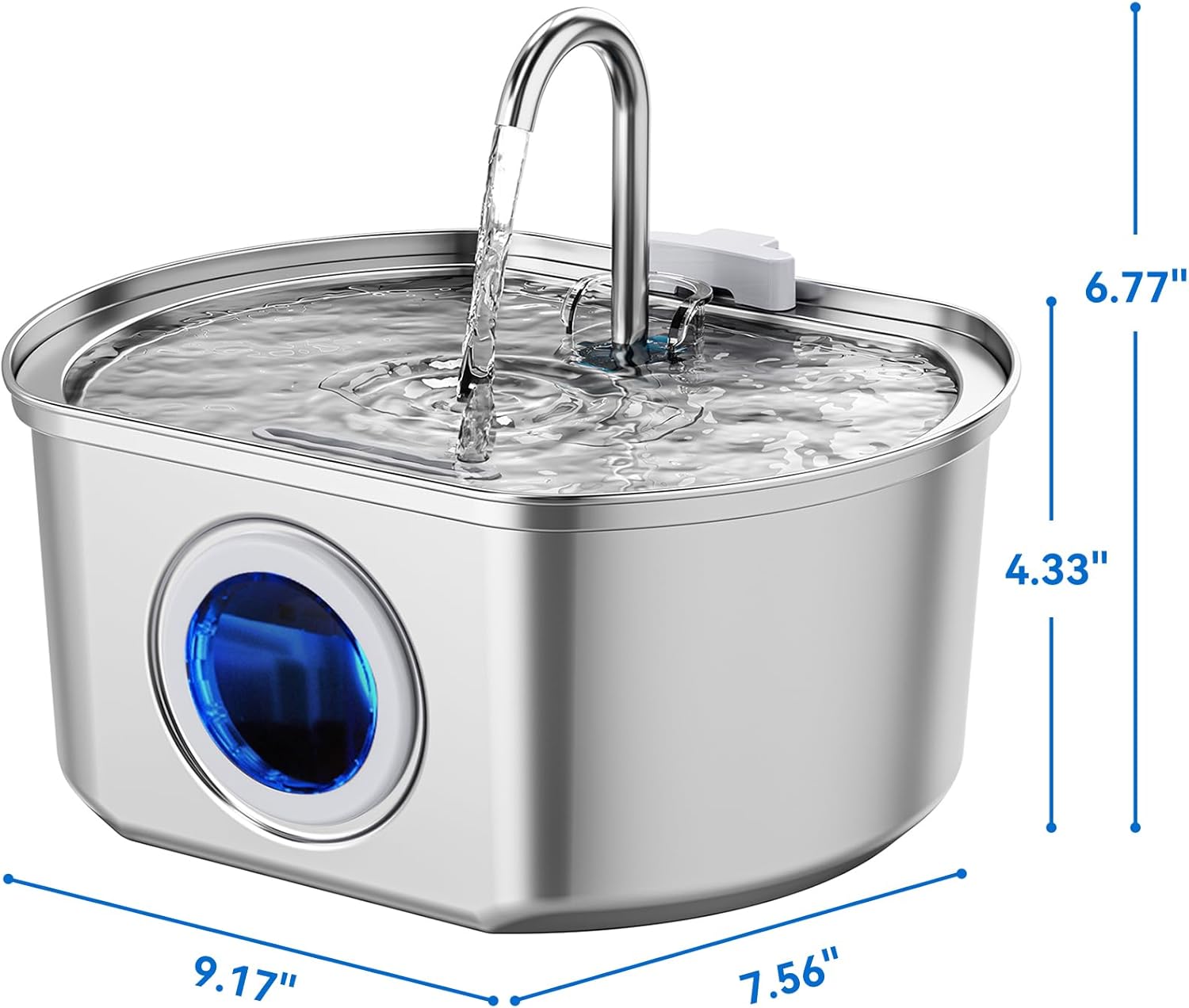 Automatic Cat Water Fountain Dispenser Circular Pet Drinking Bowl